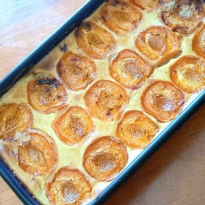 Photo flan aux abricots