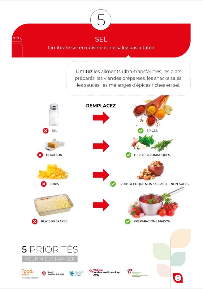 Les 5 conseils sous forme d'un épi