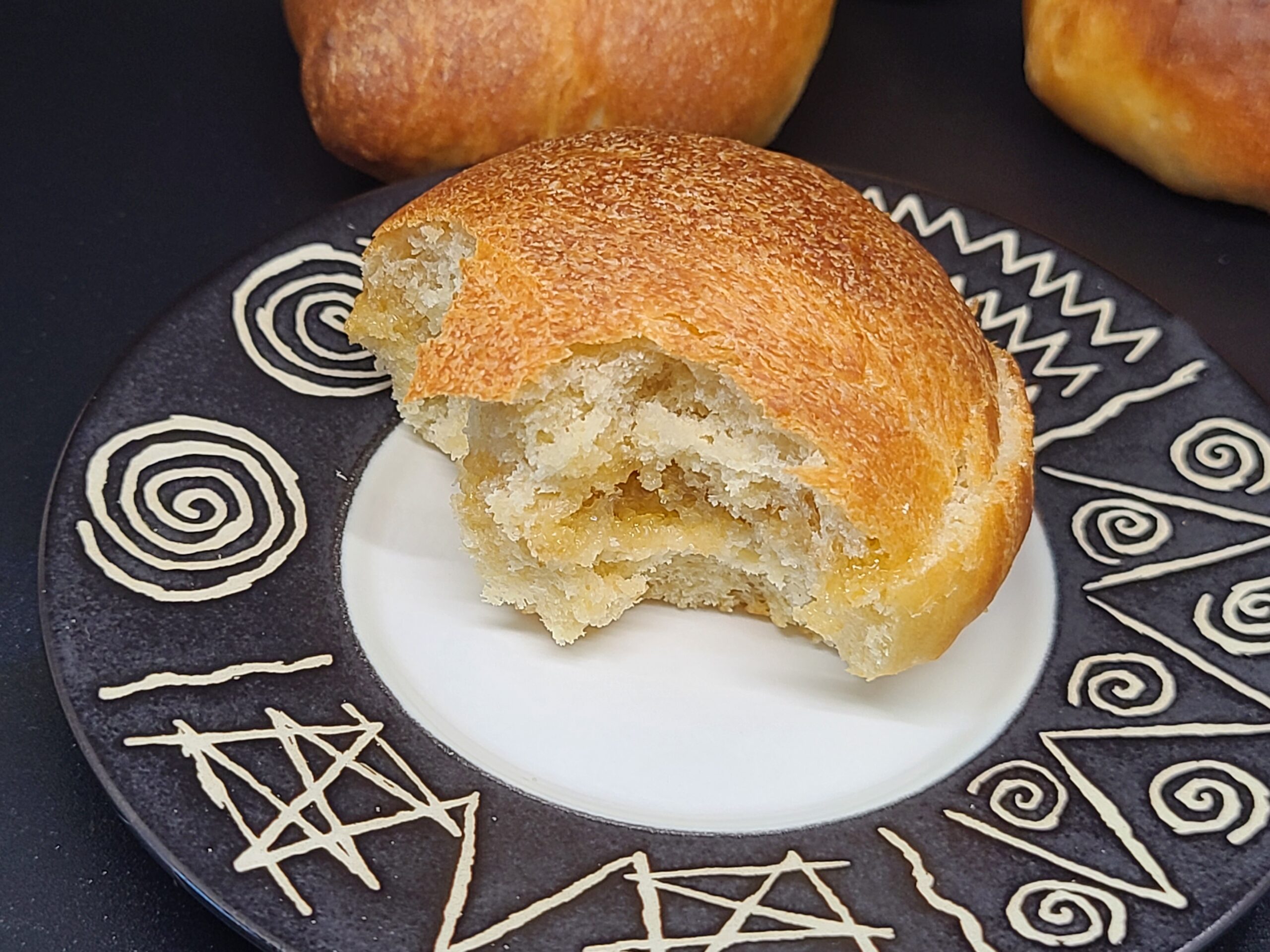 pain au lait maison à la confiture