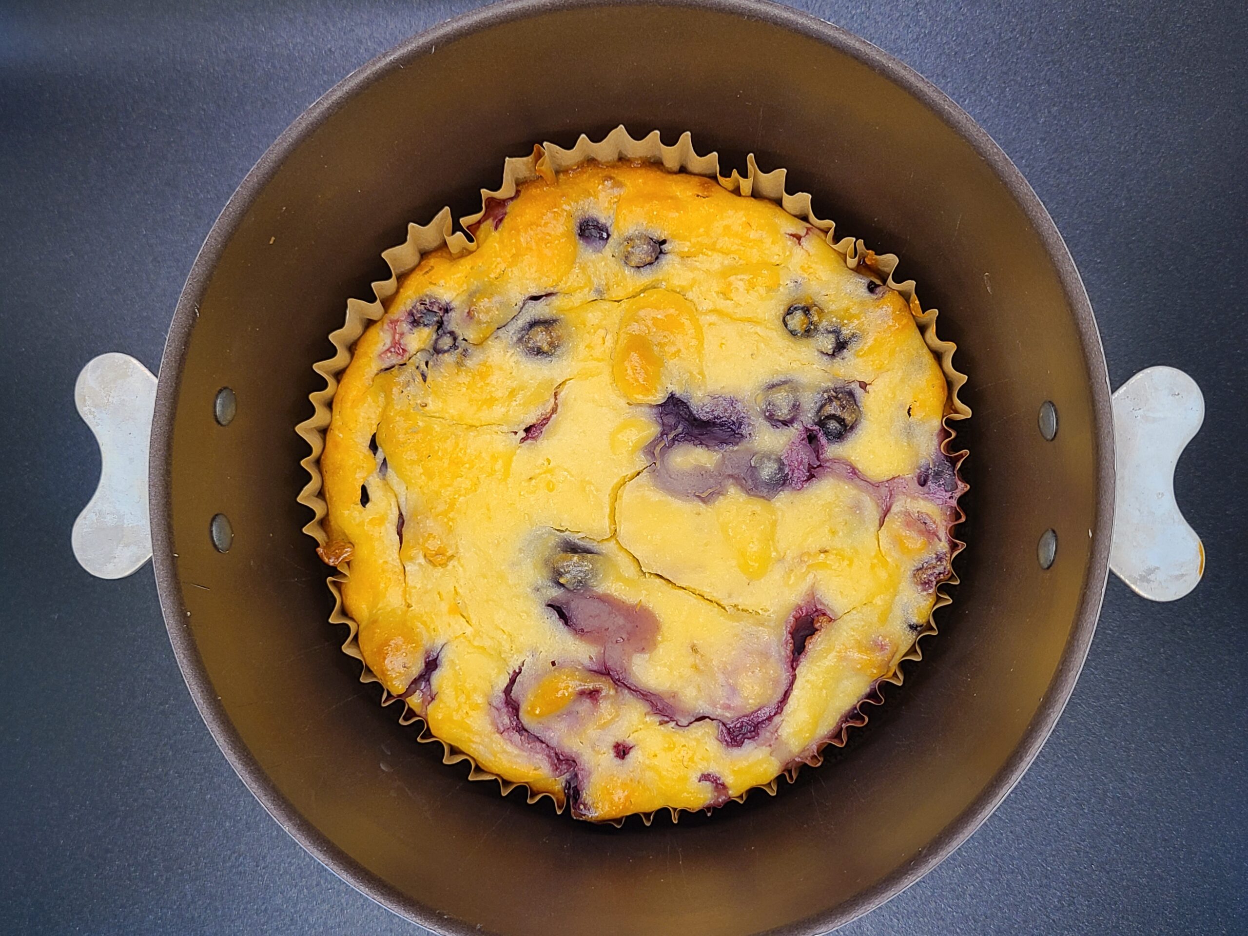 gateau sans sucre ricotta fruits rouges